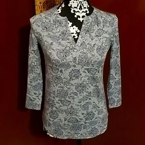 Petit Floral Liz Claiborne Top